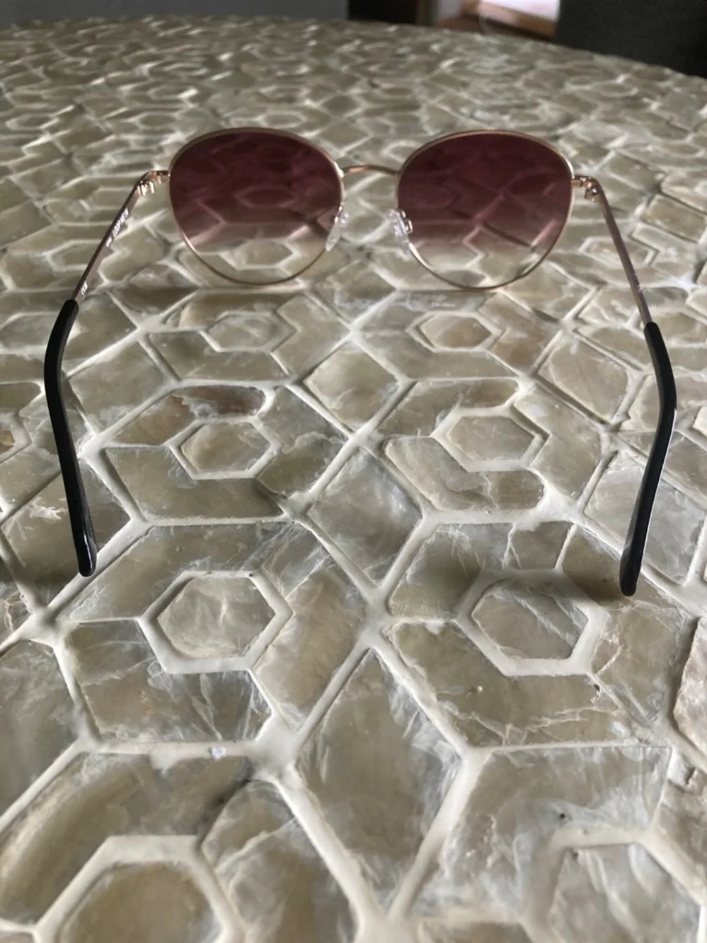 Quay Australia 50mm Loop Me In Round Sunglasses